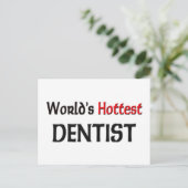 Worlds Hottest Dentist Briefkaart (Staand voorkant)