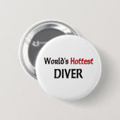Worlds Hottest Diver Ronde Button 5,7 Cm (Voorkant /achterkant)
