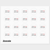 Worlds Hottest Estate Agent Ronde Sticker (Vel)