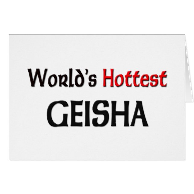 Worlds Hottest Geisha (Voorkant Horizontaal)