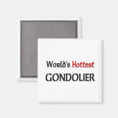 Worlds Hottest Gondolier Magneet (Voorkant / Achterkant)