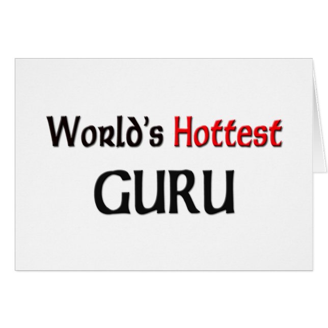 Worlds Hottest Guru (Voorkant Horizontaal)