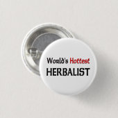 Worlds Hottest Herbalist Ronde Button 3,2 Cm (Voorkant /achterkant)