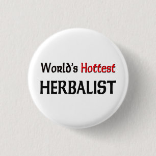 Worlds Hottest Herbalist Ronde Button 3,2 Cm