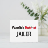 Worlds Hottest Jailer Briefkaart (Staand voorkant)