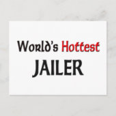 Worlds Hottest Jailer Briefkaart (Voorkant)