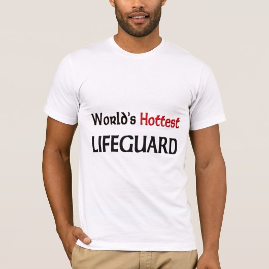 Worlds Hottest Lifeguard T-shirt (Voorkant)