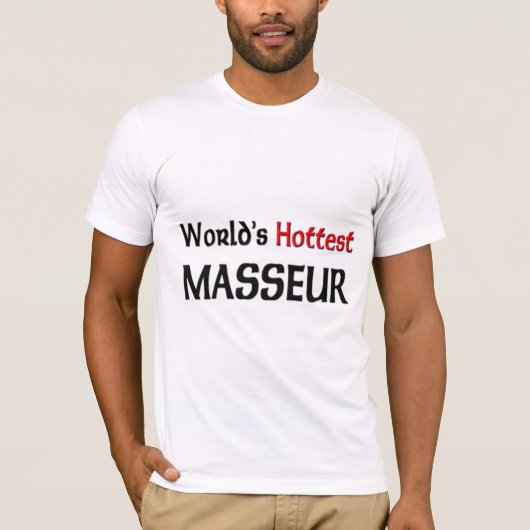 Worlds Hottest Masseur T-shirt (Voorkant)