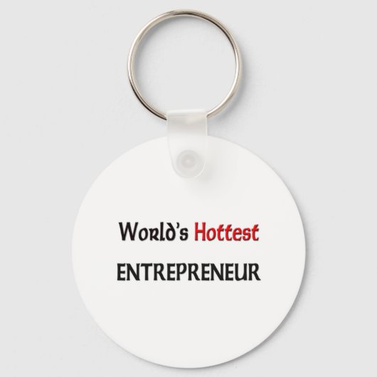 Worlds Hottest-ondernemer Sleutelhanger (Voorkant)