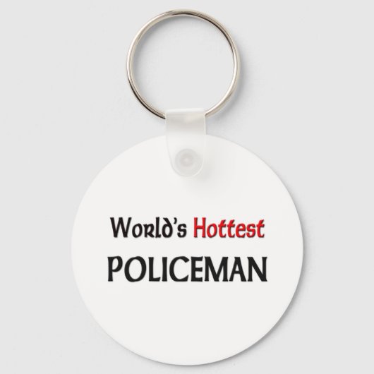 Worlds Hottest Policeman Sleutelhanger (Voorkant)