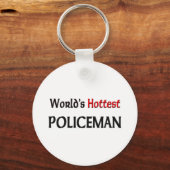 Worlds Hottest Policeman Sleutelhanger (Voorkant)