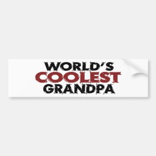 Worlds koelest opa bumpersticker