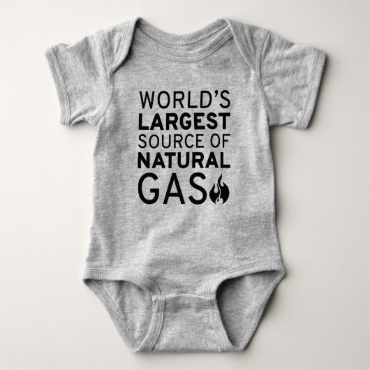 World's Largest Source Of Natural Gas Romper (Voorkant)
