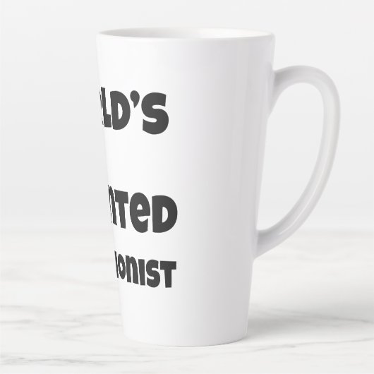 World's Least Talented  Saxophonist Gag Gift Mug Latte Mok (Rechts)