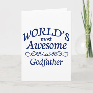 World's Most Awesome Godfather Kaart