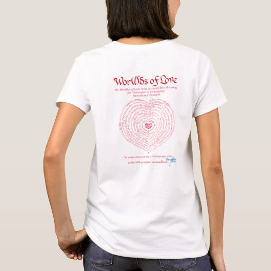 Worlds of Love T-Shirt (Achterkant)