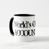 Worlds Okayest Accountant | Funny mok humor (Voorkant links)