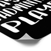 Worlds Okayest Badminton Player Funny Best Sport Poster (Hoek)