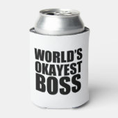 Worlds Okayest Boss Blikjeskoeler (Blikje Voorkant)
