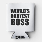 Worlds Okayest Boss Blikjeskoeler (Voorkant)