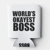 Worlds Okayest Boss Blikjeskoeler (Achterkant)