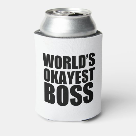 Worlds Okayest Boss Blikjeskoeler (Blikje Achterkant)