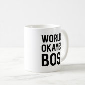 World's Okayest Boss Koffiemok (Voorkant rechts)