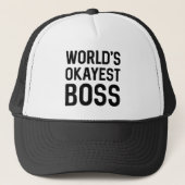 World's Okayest Boss Trucker Pet (Voorkant)