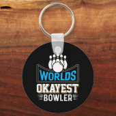 Worlds Okayest Bowler Sleutelhanger (Voorkant)