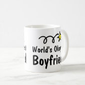 World's Okayest Boyvriend Coffee Mok Gift (Voorkant rechts)