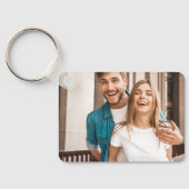 World's Okayest Boyvriend Funny Gold Quote Custom Sleutelhanger (Achterkant)
