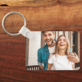 World's Okayest Boyvriend Funny Gold Quote Custom Sleutelhanger (Achterkant)