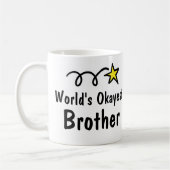 World's Okayest Brother Coffee Mok Gift (Links)