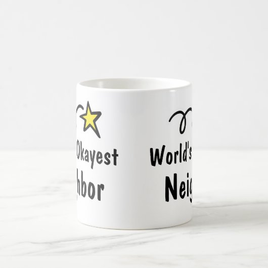 World's Okayest buurland Coffee Mok Gift (Center)