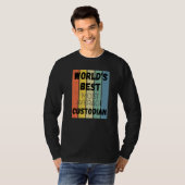 World's Okayest Custodian, Gemiddeld Custodian, Fu T-shirt (Voorkant volledig)