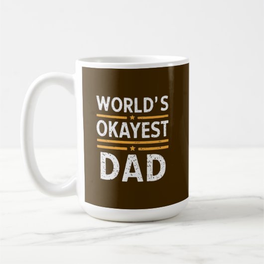 World's Okayest Dad  Koffiemok (Links)