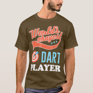 Worlds Okayest Dart Speler Funny Darts T-shirt
