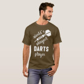 Worlds Okayest Darts Player T-shirt (Voorkant volledig)