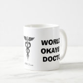 World's Okayest Doctor Koffiemok (Voorkant rechts)