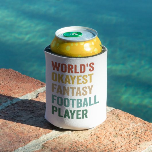 World's Okayest Fantasy Football Player Funny Gift Blikjeskoeler (Insitu Zwembad)