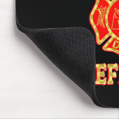 Worlds Okayest Firefighter Fireman Funny Firefight Muismat (Hoek)