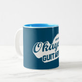 World's Okayest gitarist Tweekleurige Koffiemok (Voorkant links)