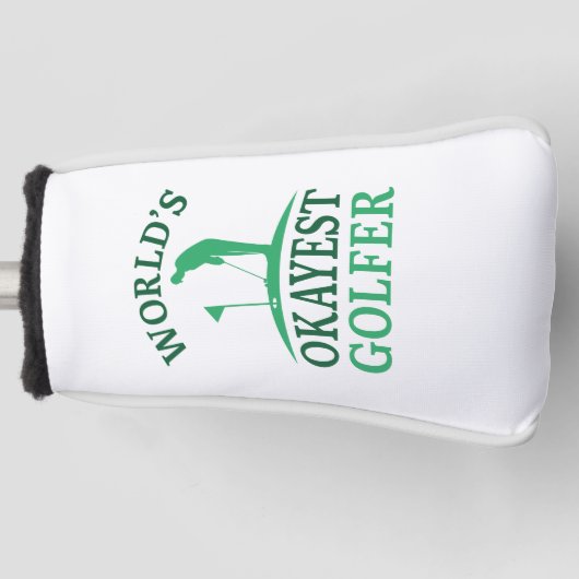 World's Okayest Golfer Golfheadcover (Voorkant)