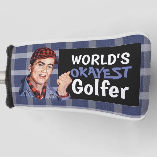 World's Okayest Golfer - Phil Golfheadcover (Voorkant)