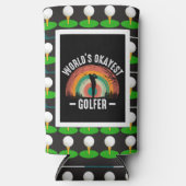 World's Okayest Golfer Seltzer Blikjeskoeler (Voorkant)