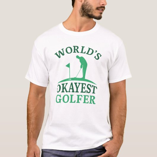 World's Okayest Golfer T-shirt (Voorkant)
