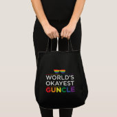 Worlds Okayest Goom Gay Pride Tote Bag (Voorkant (product))