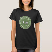 World's Okayest Grain Cart Driver Fun Farming 10 T-shirt (Voorkant)
