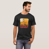 World's Okayest Grain Cart Driver Fun Farming 13 T-shirt (Voorkant volledig)