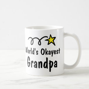 World's Okayest Grandpa Coffee Mok Gift